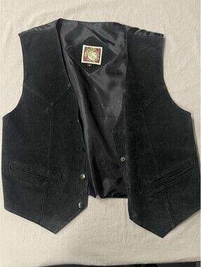 Vintage Learsi Vest Black Size Large